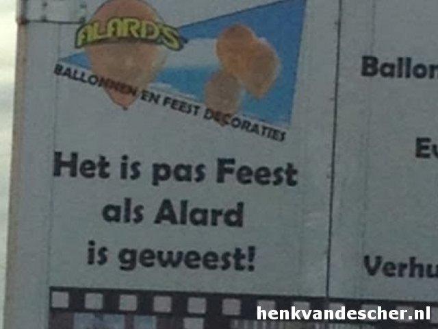 Alards :: Het is pas feest als Alard is geweest