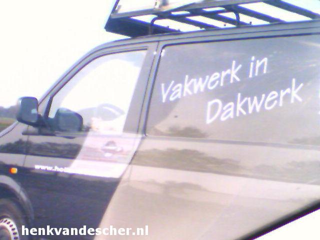 Onbekend :: Vakwerk in dakwerk